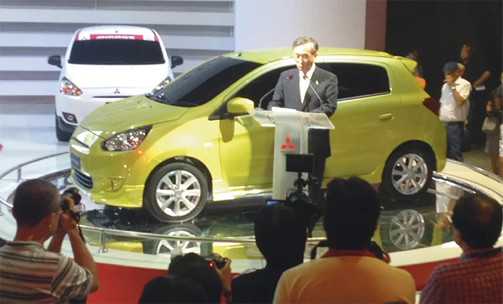 Mirage Hatchback Display